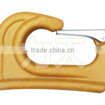 alloy steel Bucket Weld On Lifting Hooks G80 Weld On Excavator Hook