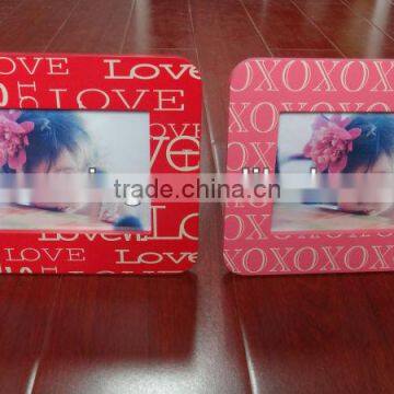 MDF VaValentine's Day photo frame 21.4*16.4*0.9CM