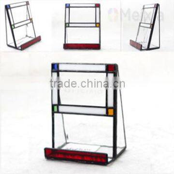 MX040080 Tiffany stained glass business card holder wholesale