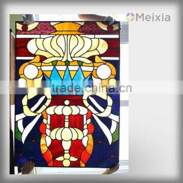 2013 customized wholesale tiffany style stained glass panel