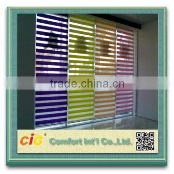Wholesale Sunscreen Fabric for Home for Office Zebra Blind Fabric