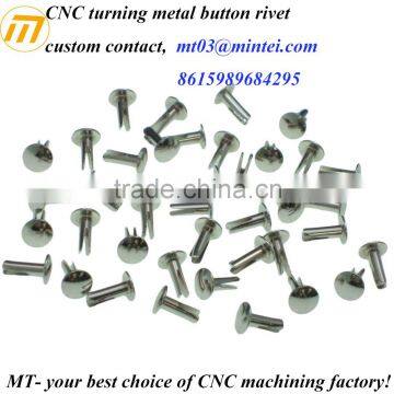 custom steel metal button rivet