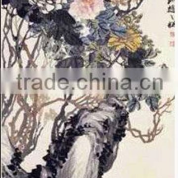 Famous Chinese Flower Painting of Peony