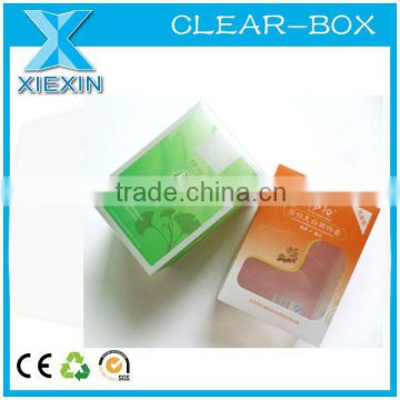 PVC printing clear cosmetic mask packaging box