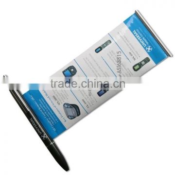 Promtional customized banner pen , Retractable Cheap Banner Pen , advertising pen