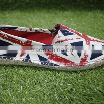 British printing twine cloth shoes