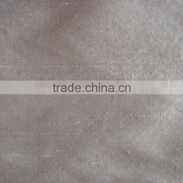 100%pure yarn dyed silk doupion upholstery fabric