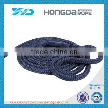 12mm double braid marine rope navy