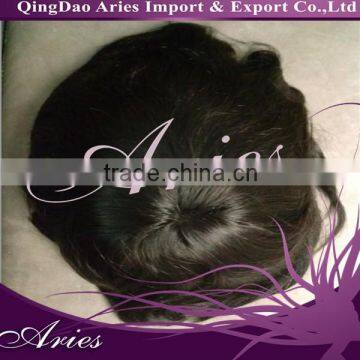 Fine Welded Mono Men's Toupee, Hair System for Men, Men's Hairpieces photo-2