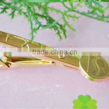 gold tie clip