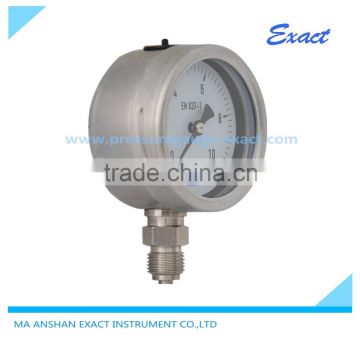 63mm All SS High Quality Liquid Filled Manometer Pressure Gauge