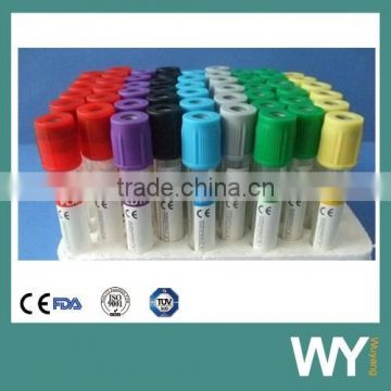 Disposable vacuum blood collection tube