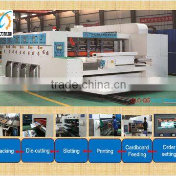 Multicolor Printing Slotting Machine/Carton Box Making Machine Prices(CLC-Q5)
