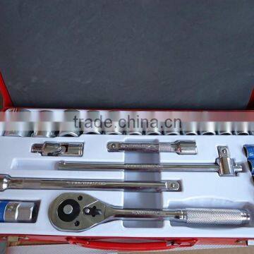 24PCS 1/2''socket Set Hand Tools Chrome Vanadium &car Repare Tool Set photo-6