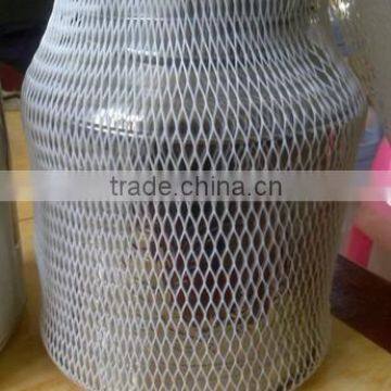 PE protective tubular net sleeve for metal parts