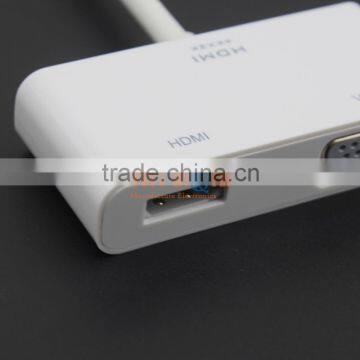 High Quality Mini DisplayPort DP to HDMI VGA Adapter Cable 1080P 4Kx2K For Macbook Mac Air Pro IMac Hotest photo-4