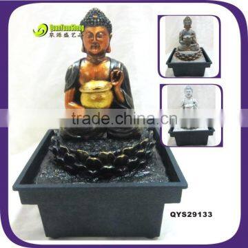 Polyresin indoor tabletop water fountain