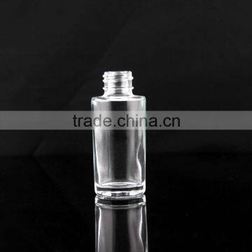 Clear High Quality Lotion Glass Bottle With Black Cap photo-3