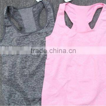 Sports melange workout tank top, soft feel women vest