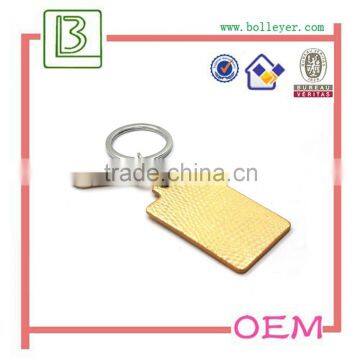Gold Leather Keychain Holder For Wholesale photo-2