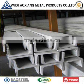 Trade Assure High Quality 2mm To 12 mm Thickness Finish Stainless U Channel Steel Saluran