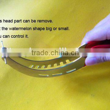 9" 2016 High Quality Hot Sale Metal Watermelon Cutter Slicer With PVC Handle BD-C5650 photo-3