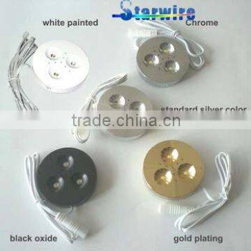 3x1W LED Puck Light With Cree or Edison Chips