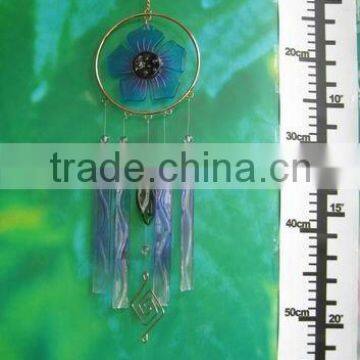 GLASS FLOWER WIND CHIME