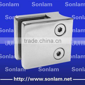 stainless steel railing glass holder