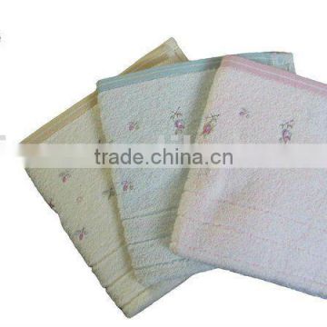 emboridery towel 100% cotton towel emboridered bath towel