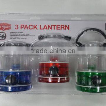 muti-function 3 colors pack lantern