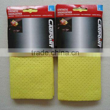 Super absrobent nonwoven car wash cloth, synthetic chamois car wash cloth (70%viscose, 30%polyester, super absorbent)