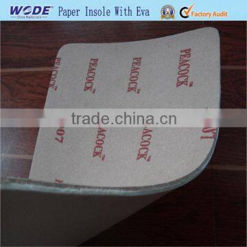 Paper Insole Board Laminated with Eva coating,latex insole