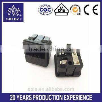 3pin AC power jack with fuse AC-105