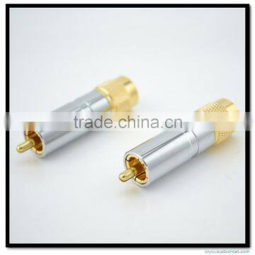 High Performance Audiocrast AR-206(G) Gold Plated Audio Plug RCA Audio Plug RCA Terminal