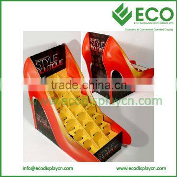 Special designed Lipstick Custom Pos Displaying Unit in Shoes Shape