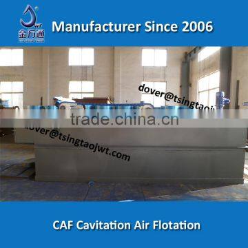 Suspended solids removal cavitation air flotation for heavy metal wastewater treatment