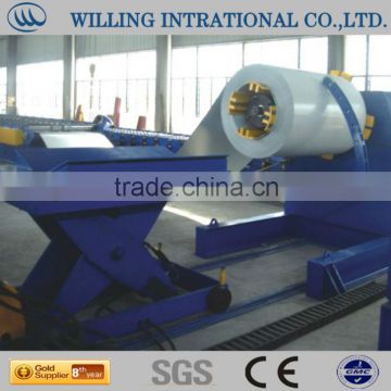 10 ton hydraulic steel uncoiling machine