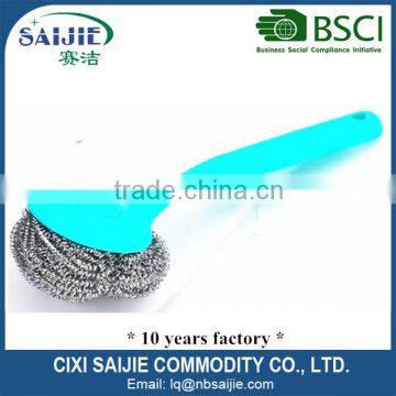 Superior plastic handle stainless steel scrubber                        
                                                Quality Choice