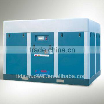 Stational belt-driven screw air compressor