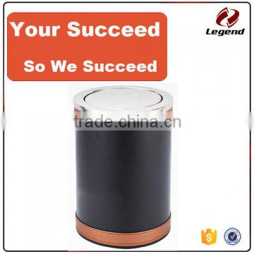 Floor stand decorative trash can house bin