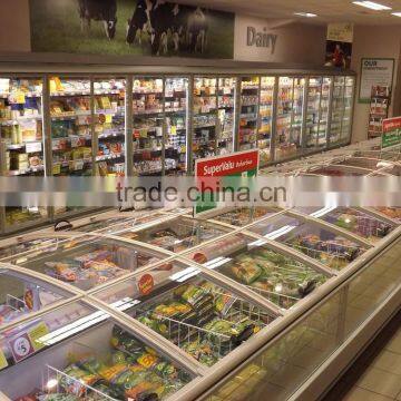 Serve Counter Island Freezer With Sliding Door on the Top