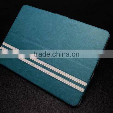 new stripe case for ipad air/for ipad 5 leather case with stand