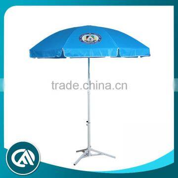 Custom cheap Design Different kinds of Solar canvas print beach umbrella                        
                                                Quality Choice