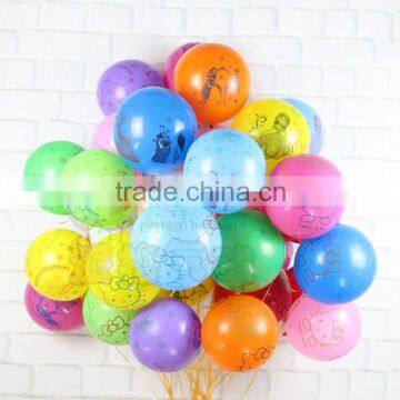 superior multicolor cartoon latex balloons for party supplies