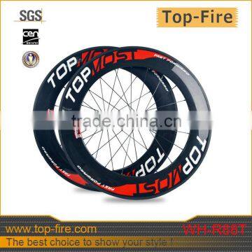 High quality & new design OEM carbon tubular road wheels for sale