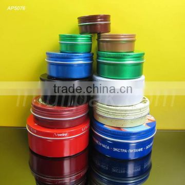 30g- 250g Aluminum Seamless Tin Cans Craft Tin Containers - Candle Tins