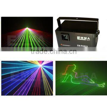 RGB Animation Stage Light 3W Ilda Text Laser Projector