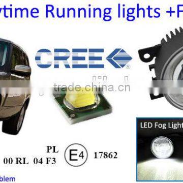 Super bright LED daytime running light for Land-Rover Freelander led drl fog light fog lamp