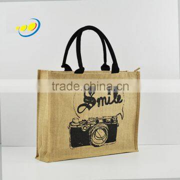 Fashion Shopping Jute Bag Multi-purpose Storage Bag